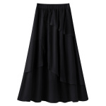 Elastic Waist Flowy Maxi Dress