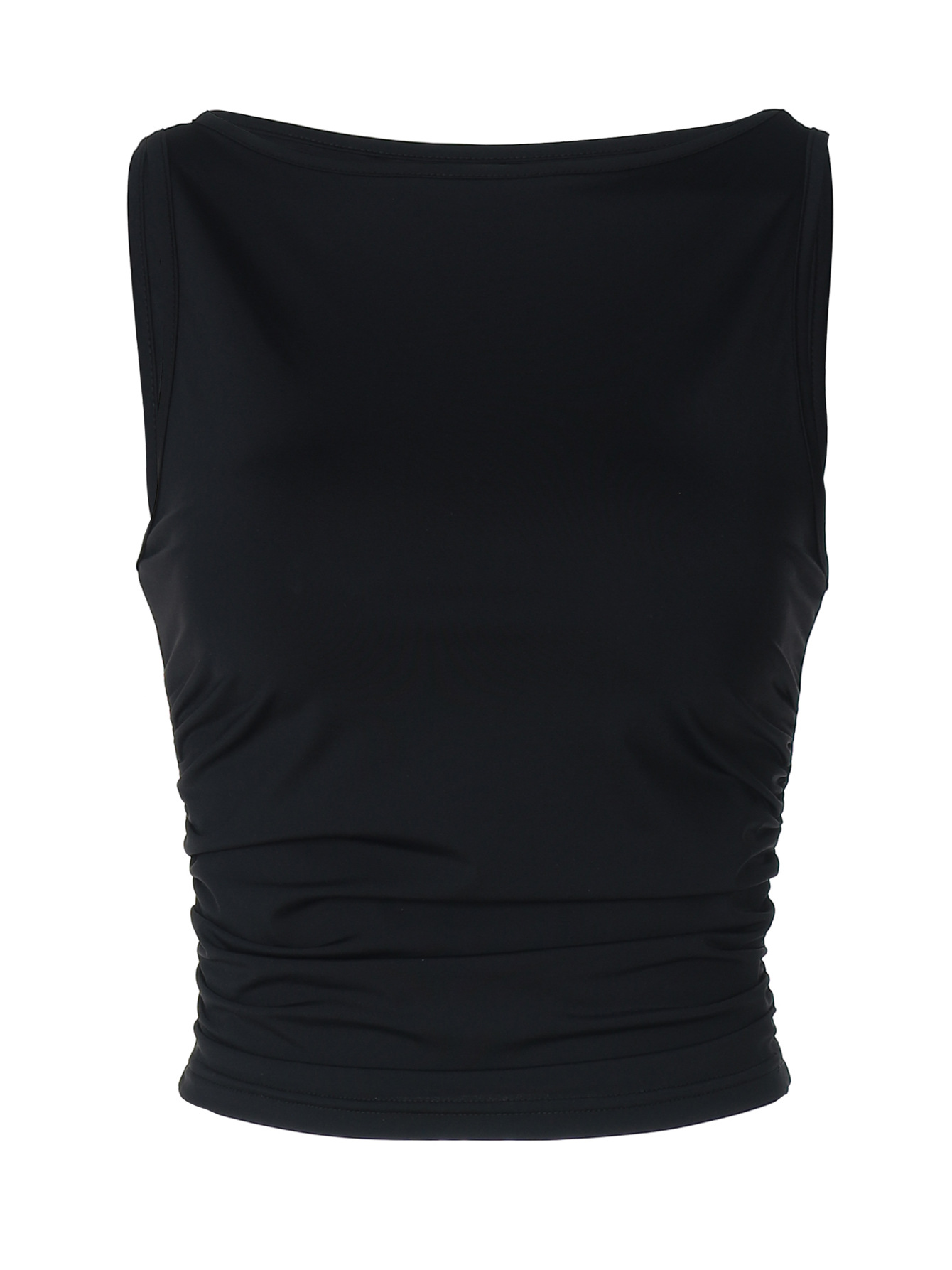 Sexy Crop Top with Exposed Midriff 