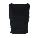 Sexy Crop Top with Exposed Midriff 