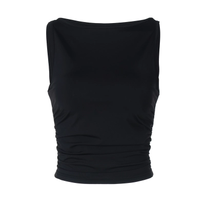 Sexy Crop Top with Exposed Midriff  01