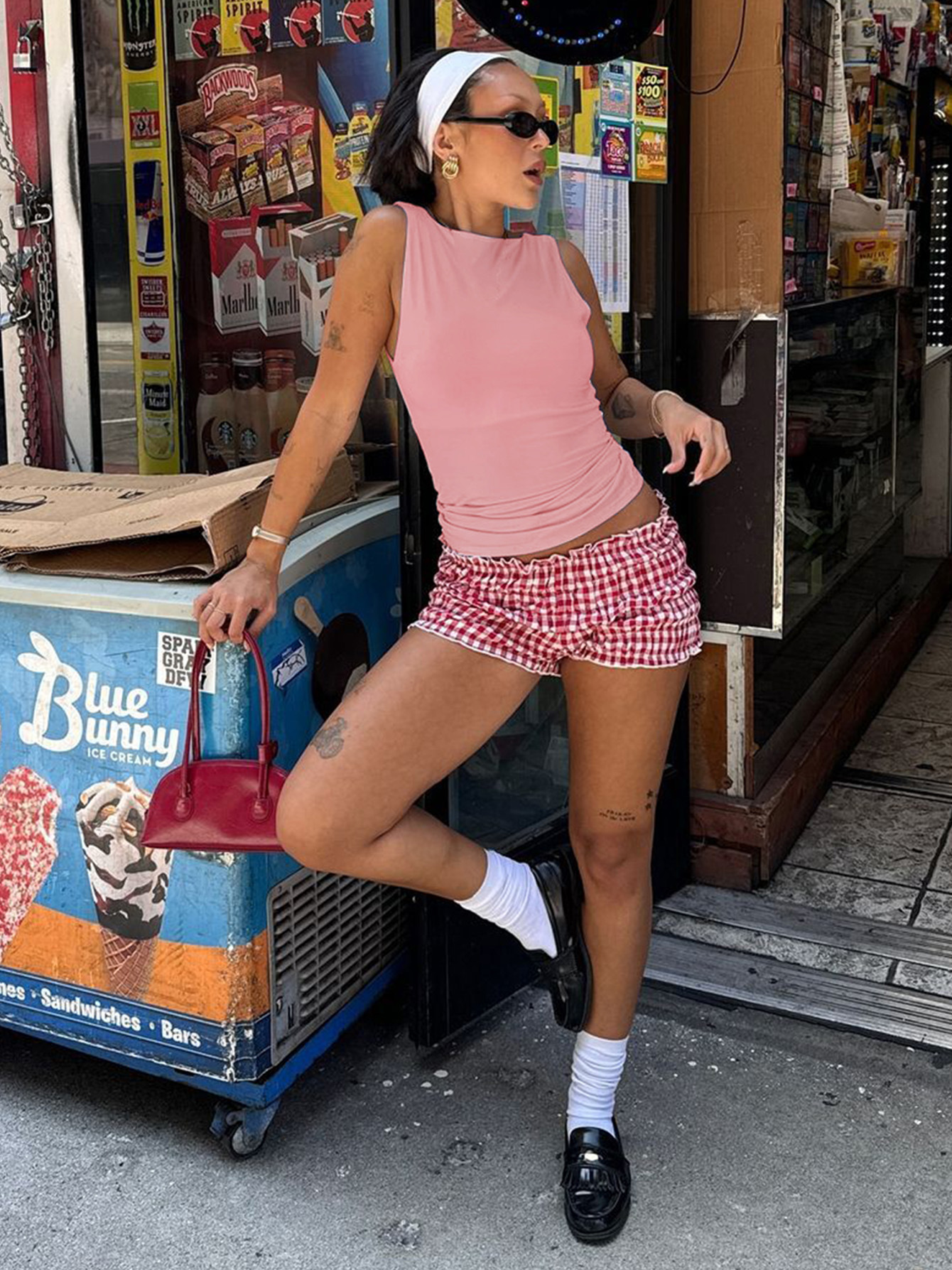 Sexy Crop Top with Exposed Midriff 