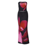 Body - hugging Bustier Sexy Long Dress Set