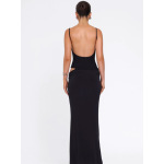 Sleeveless Jumpsuit with Long Skirt Set