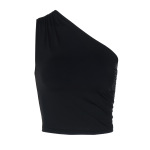 Asymmetrical - Shoulder Sleeveless Sexy Top