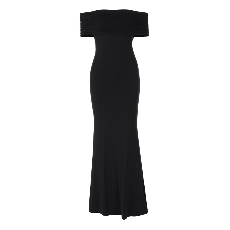 Elegant One - shoulder Backless Slim Dress