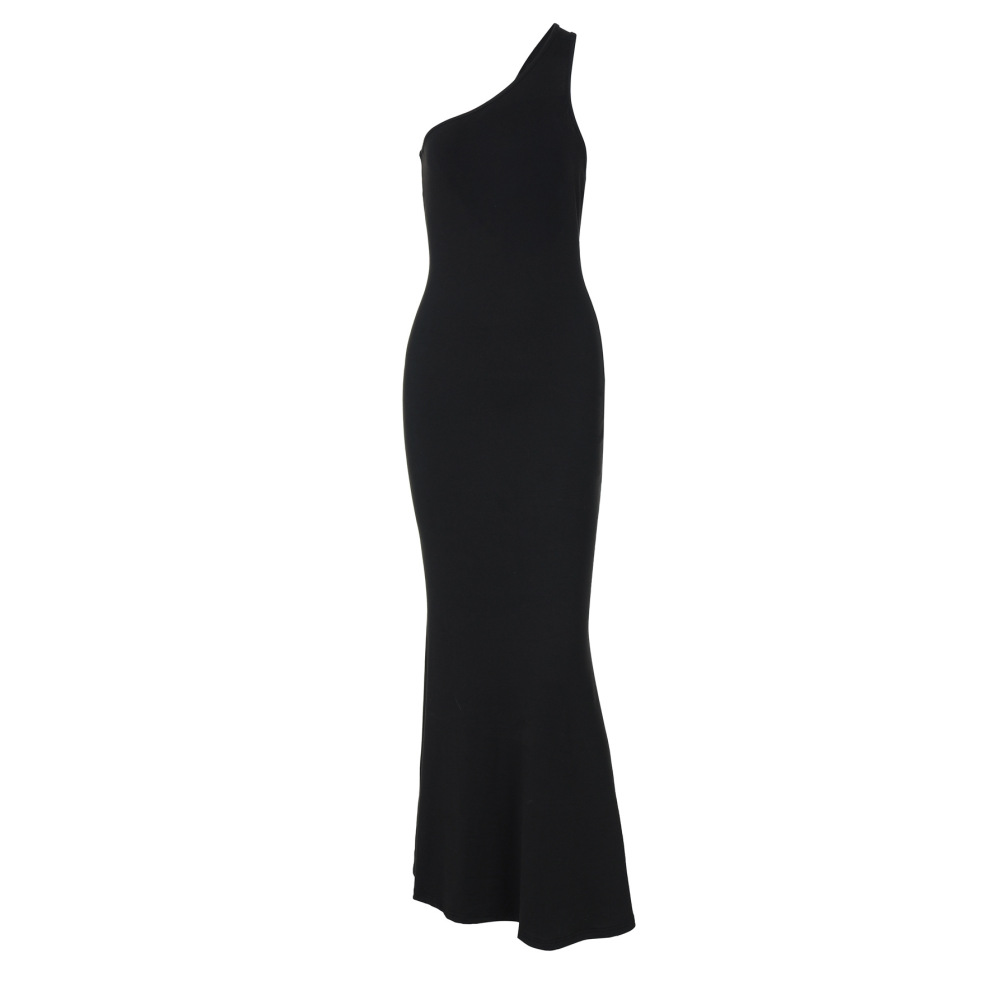One - Shoulder Backless Hot - Girl Style Dress