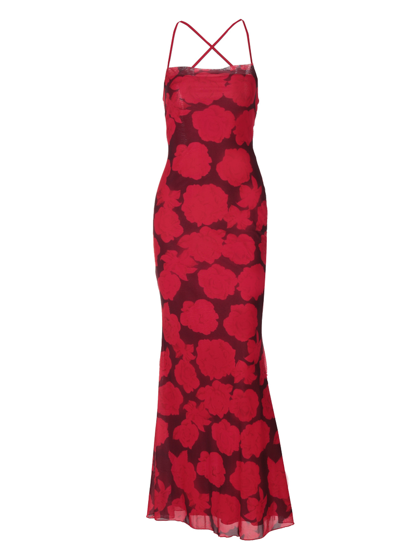 Sexy Strapless Double Layer Summer Dress