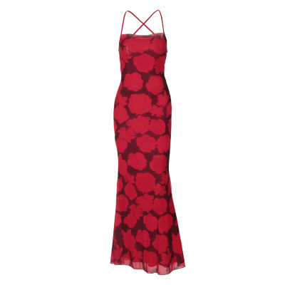 Sexy Strapless Double Layer Summer Dress 01