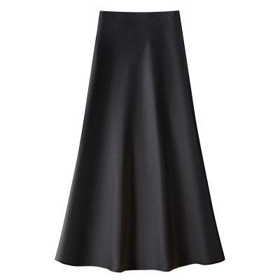 Elegant Mid-Length Chiffon Fish Tail Skirt   01