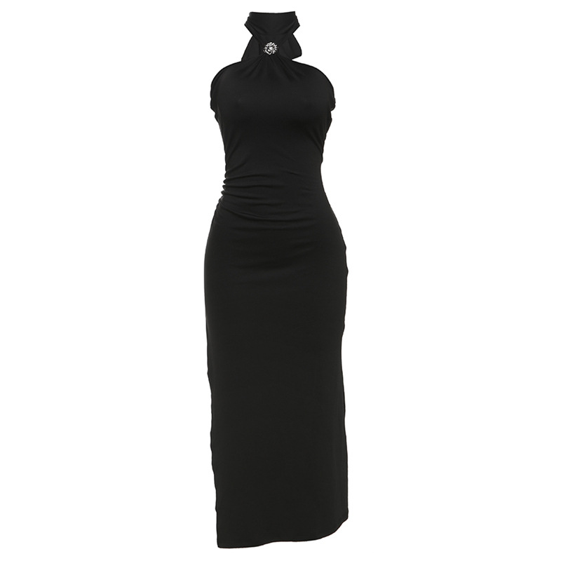 Sexy Backless Split - side Bodycon Dress