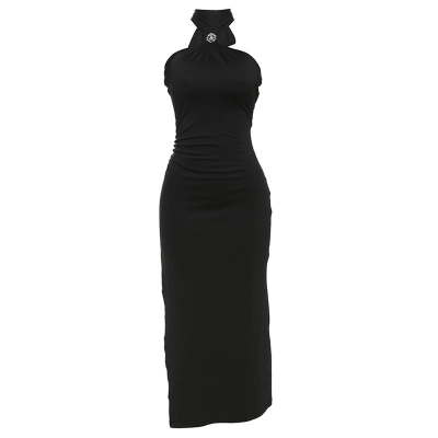 Sexy Backless Split - side Bodycon Dress 01