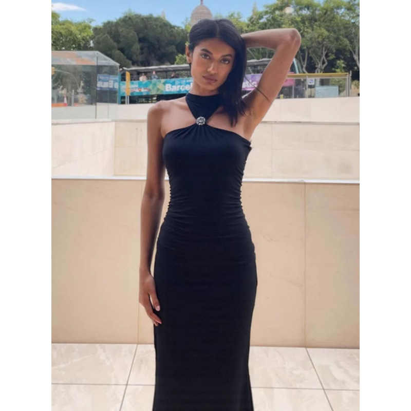Sexy Backless Split - side Bodycon Dress