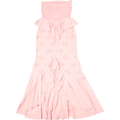 Sexy Backless Asymmetrical Bustier Mermaid Dress 01