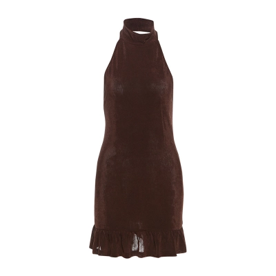 Off - the - Shoulder Backless Bodycon Pencil Dress  01