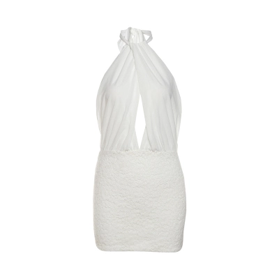 Sexy Off - the - Shoulder Lace Dress 01