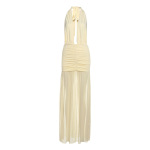 Deep V Neck Halter Dress