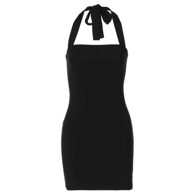 Crop Halter Mini Skater Dress 01