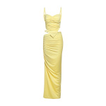Ruffled Cami Top and Bodycon Skirt Set