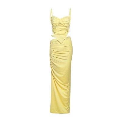 Ruffled Cami Top and Bodycon Skirt Set 01