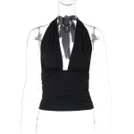 Women's V-Neck Strapless Tube Top