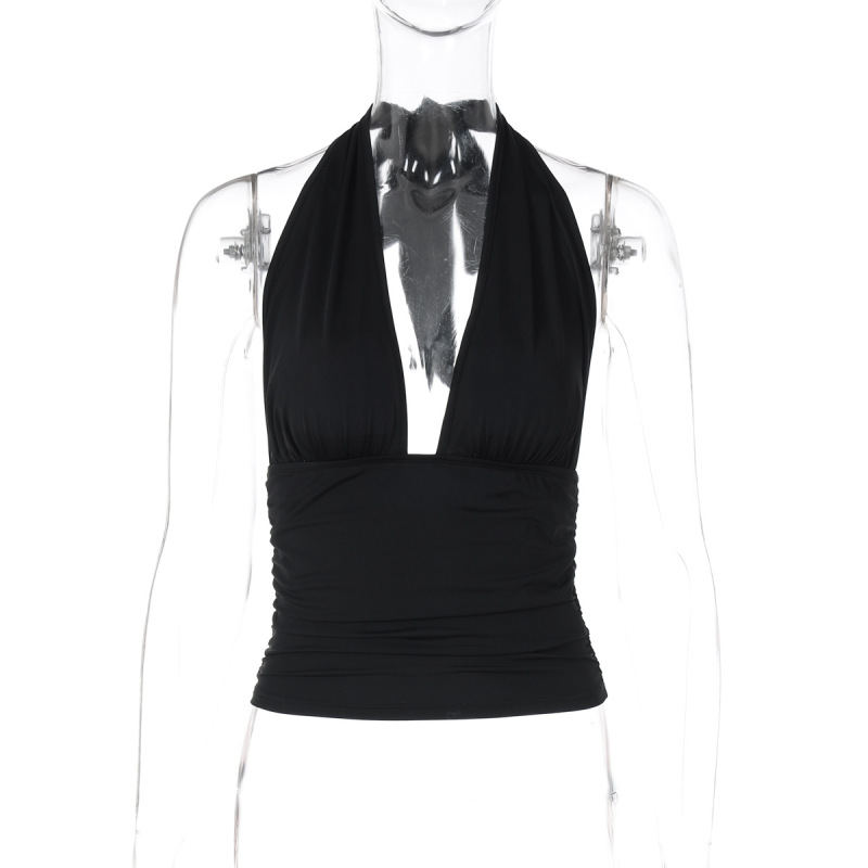 Women's V-Neck Strapless Tube Top