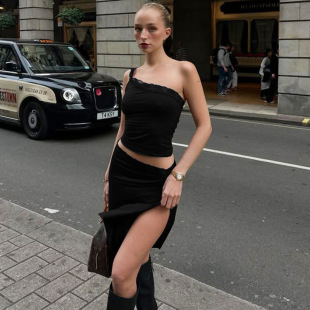 Women's V-Neck Strapless Tube Top