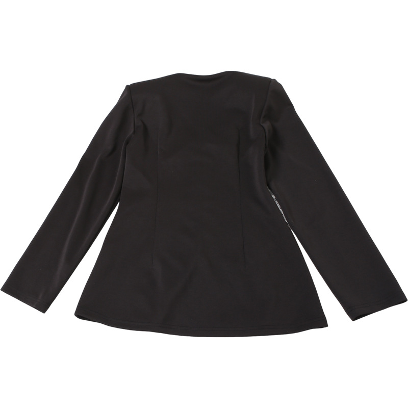 2025 New Stylish Slim-Fit Lace-Trim Button V-Neck Blazer for Women