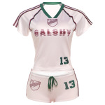 Fashionable Casual Print Crew Neck Short Sleeve T-Shirt & Drawstring Ultra-Shorts 2-Piece Set