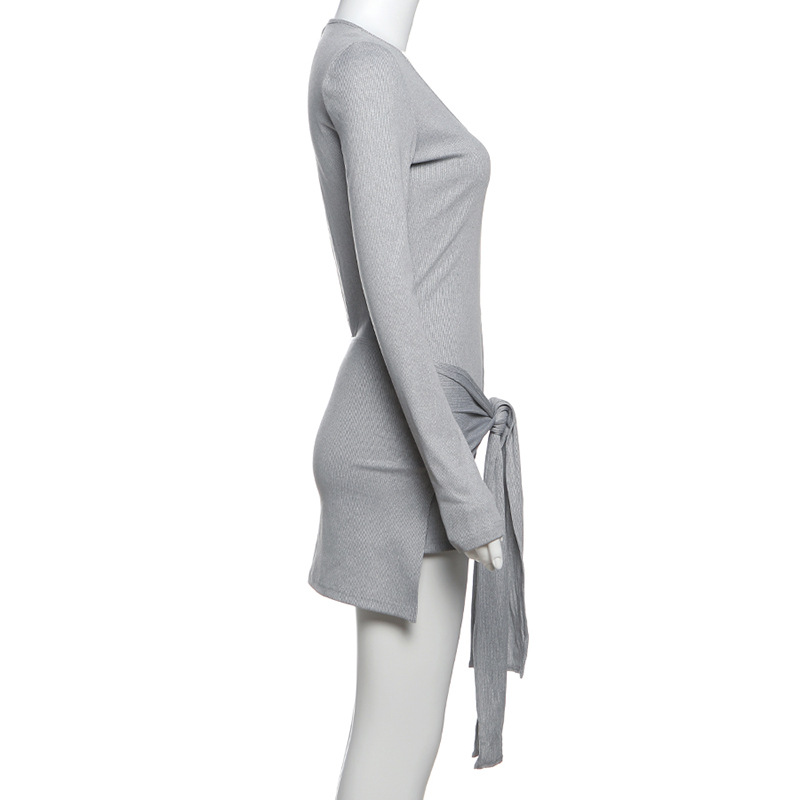 Trendy Sexy Zip-Front Long Sleeve Workout Jumpsuit