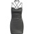 Knit Spaghetti Strap Open Back Mini Dress