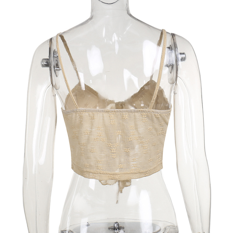 Women's Sexy Fitted Lace Tank Top for Summer, Party & Streetwear