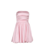 Off-the-Shoulder Strapless A-Line Mini Dress