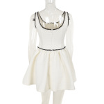 Spaghetti Strap Color-Block Waist Cinch Mini Dress