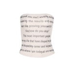 Letter Print Strapless Crop Top