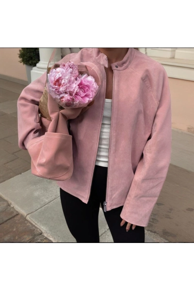 Suede Fleece Long Sleeve Jacket 02