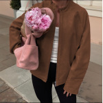 Suede Fleece Long Sleeve Jacket