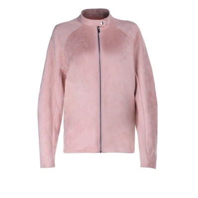 Suede Fleece Long Sleeve Jacket 01