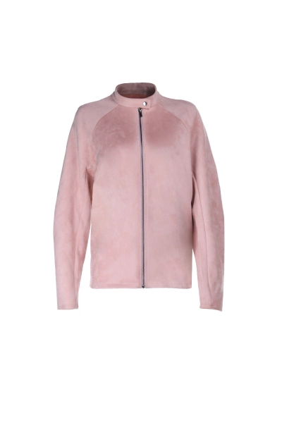 Suede Fleece Long Sleeve Jacket 01