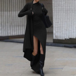 Long Sleeve Bodycon Knit Dress