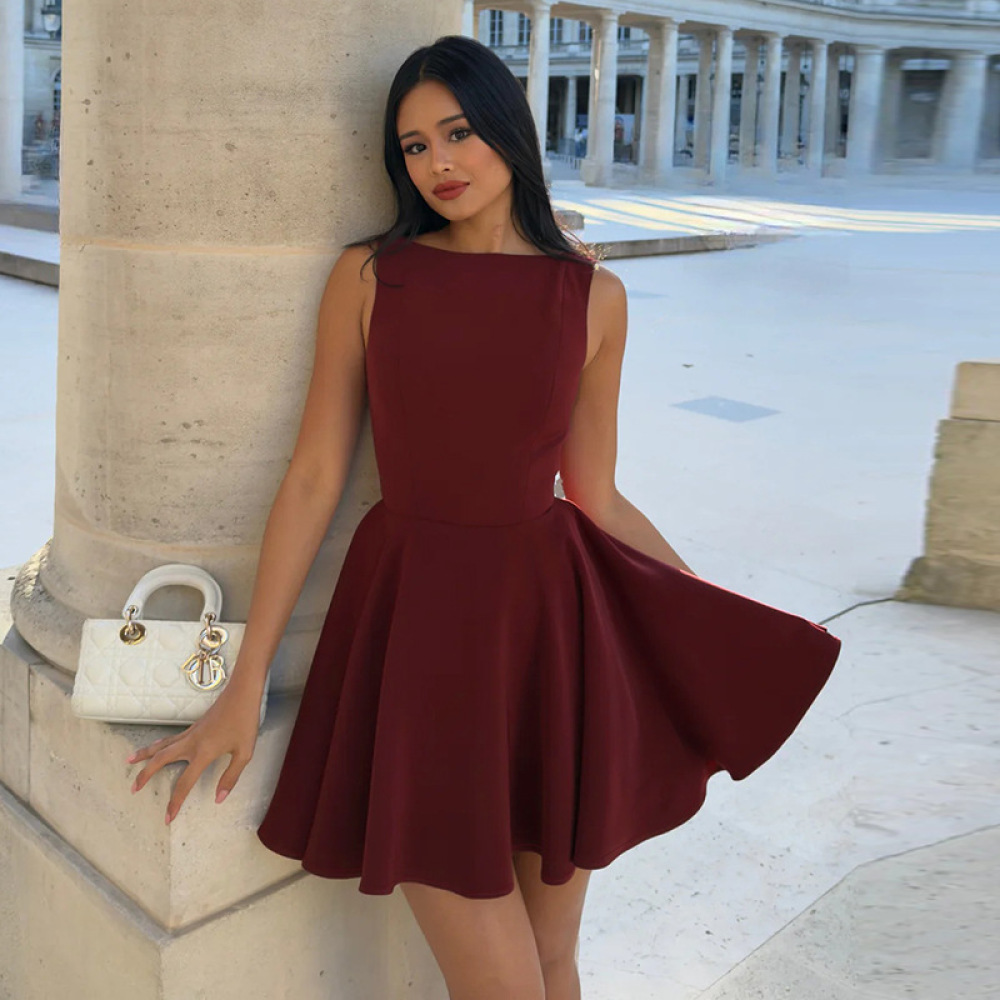 Sleeveless A-Line Shift Dress