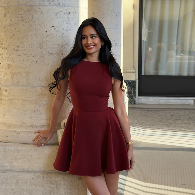 Sleeveless A-Line Shift Dress