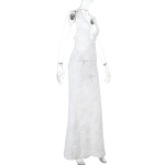 Women's Strapless Mermaid Dress 2025 Summer New European Style Jacquard Beach Dress