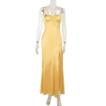 Elegant Strapless or Spaghetti Strap Long Dress