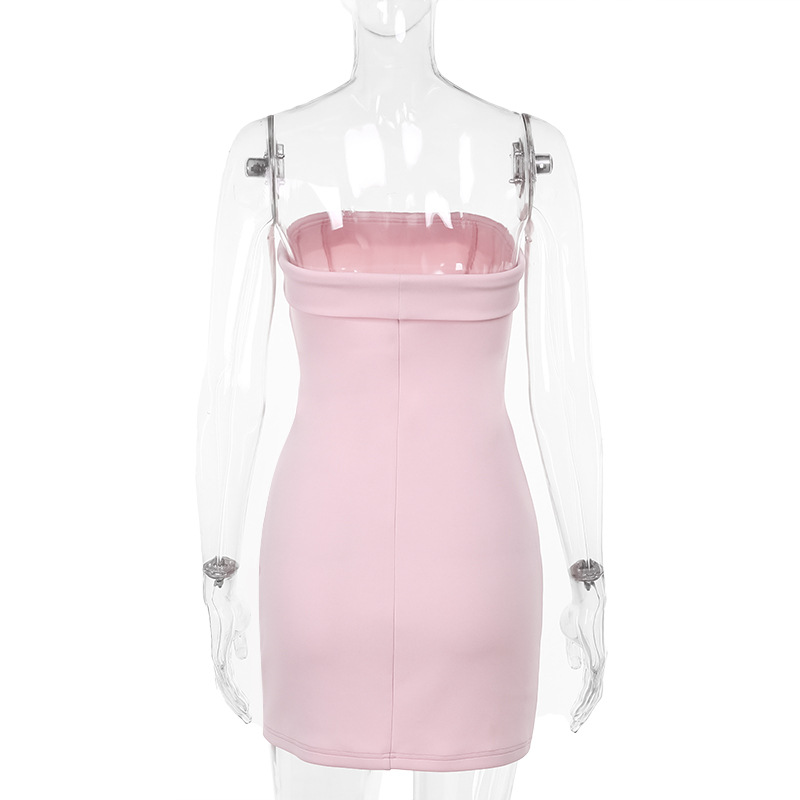 Strapless Bodycon Mini Dress for Women