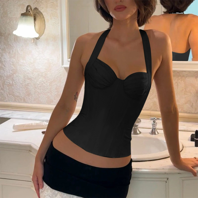 Trendy Halter Crop Top for Women