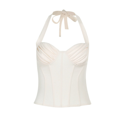 Trendy Halter Crop Top for Women 01