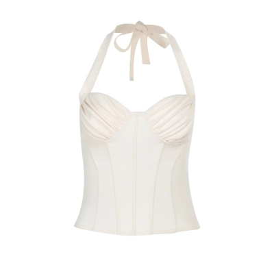 Trendy Halter Crop Top for Women 01