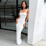 Feminine Sheer Long Sleeve Elegant Lace Bodycon Dress 