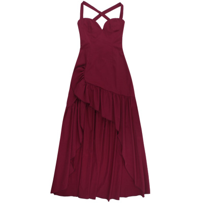 Elegant Bodycon Halter Backless Evening Dress 01