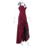 Elegant Bodycon Halter Backless Evening Dress